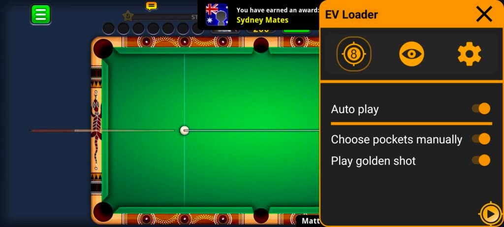 ev loader 8 ball pool