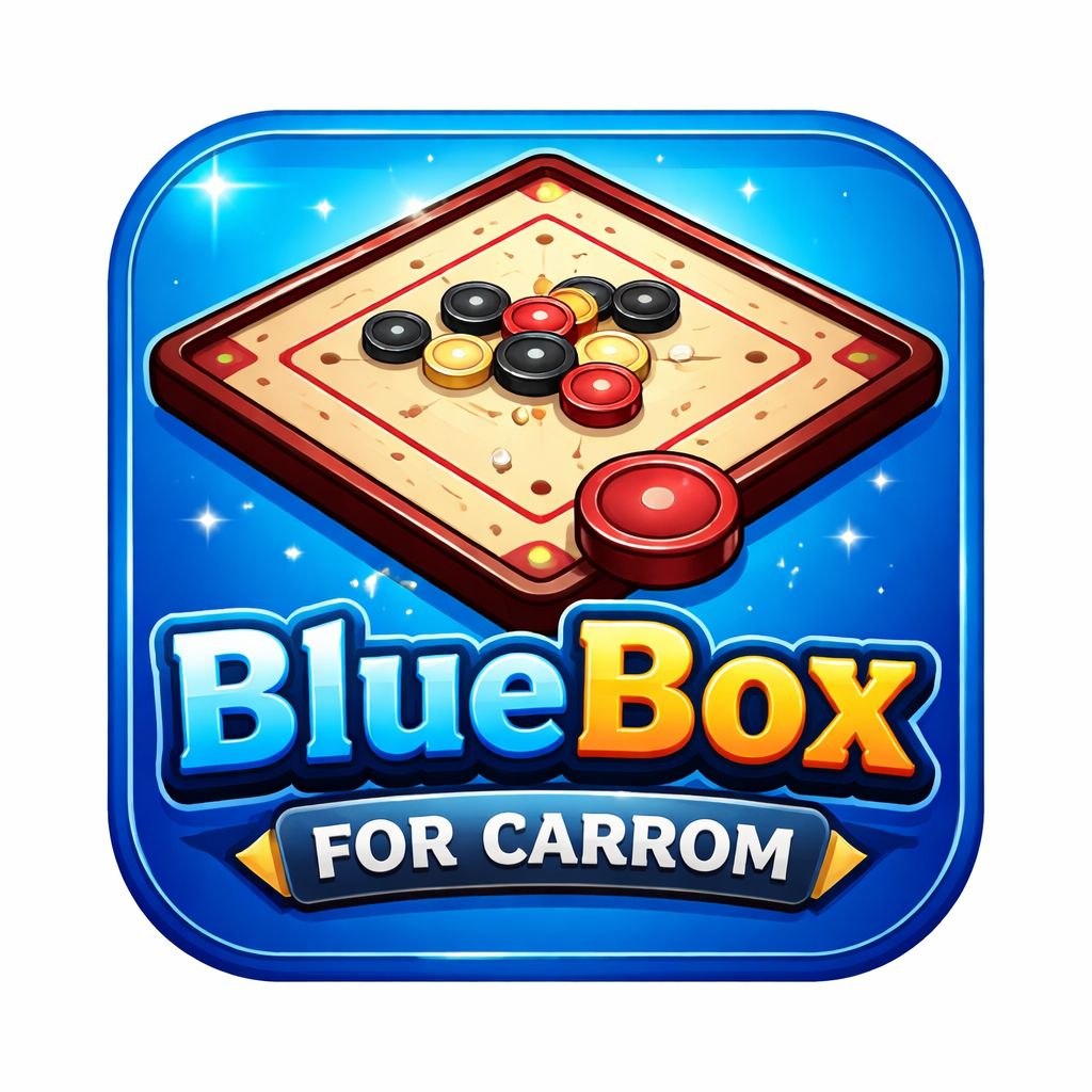 Blue Box For Carrom Pool